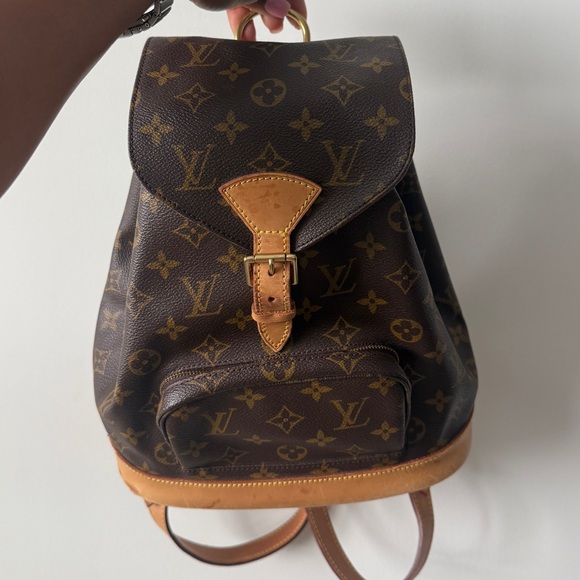 Louis Vuitton Brown and Tan Monogram Backpack - Picture 1 of 6